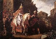 Pieter Lastman Triumph of Mordechai oil on canvas
